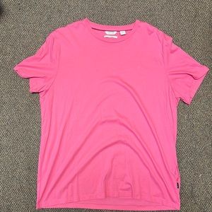 Pink Calvin Klein T shirt